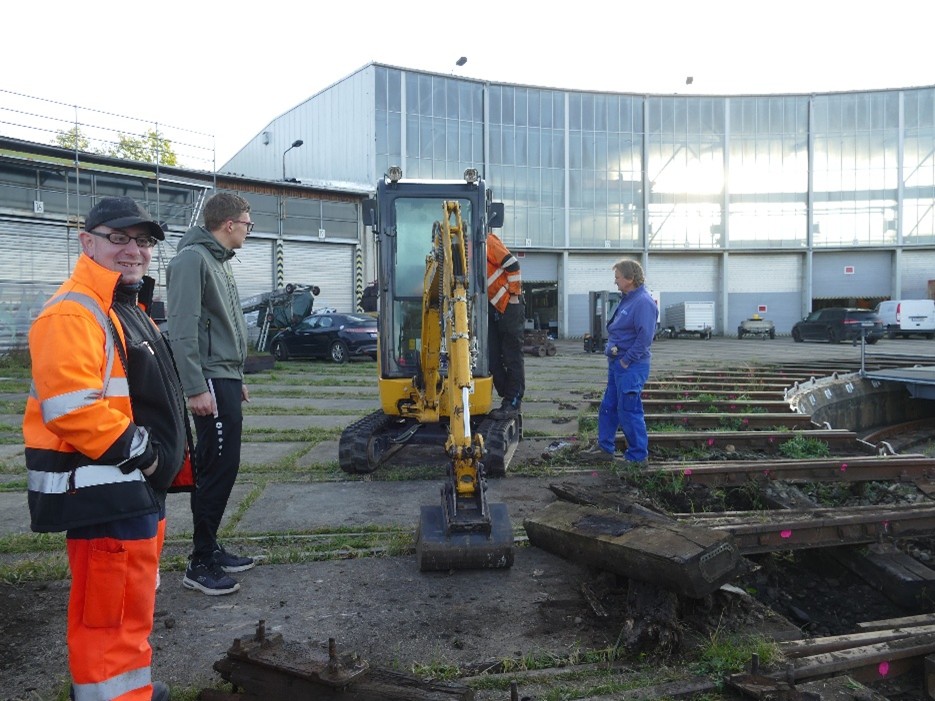 Bauarbeiten Drehscheibe